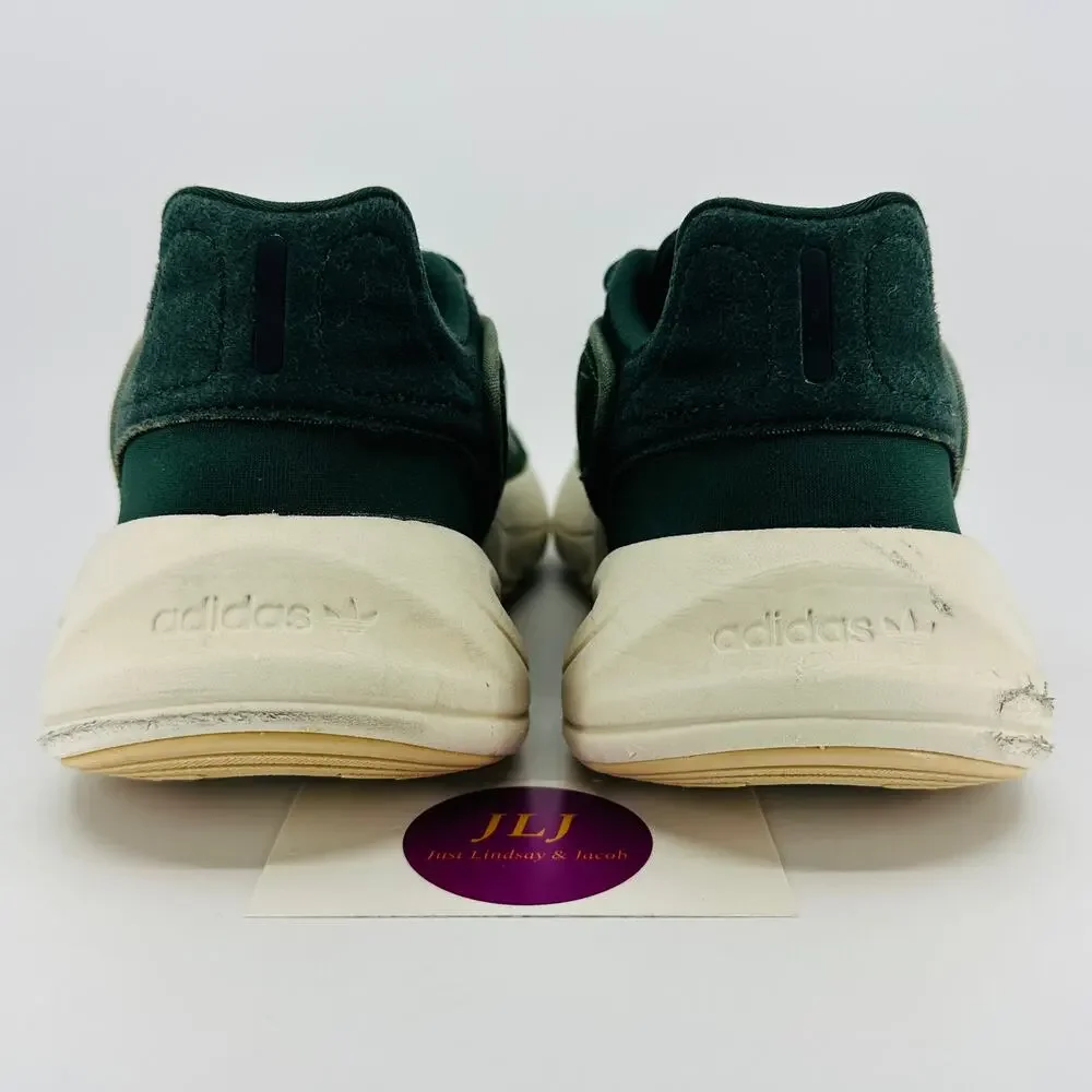 Adidas Youth Ozelia 'Shadow Green Orange' Athletic Sneakers HP3255 Size 7